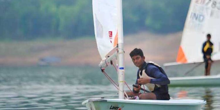 The Navy Boys Sports Company Goa tops the ILCA 4 boys class