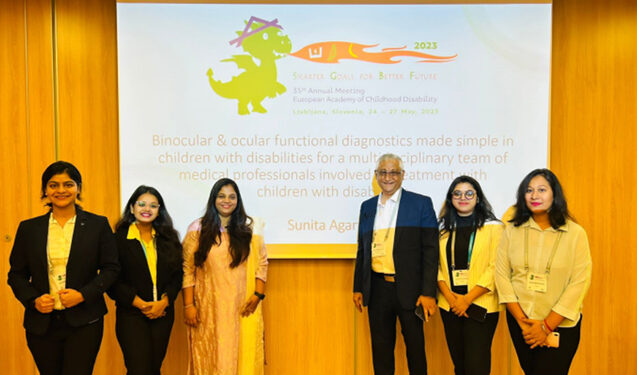European Academy of Childhood Disability, EACD, Sunita Agarwal, NCDC, Nabajatak Child Development Centre, Scientific Instructional Course, Indian Optometrist