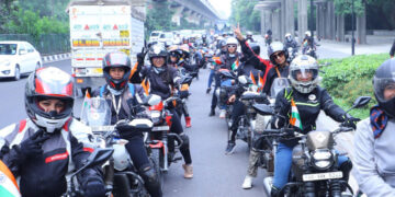 The biggest Independence Day bike ride in Delhi NCR was done by Women this year