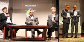 Amish Tripathi unveils Manoj Gupta’s new book ‘The Consciouspreneur’ in London