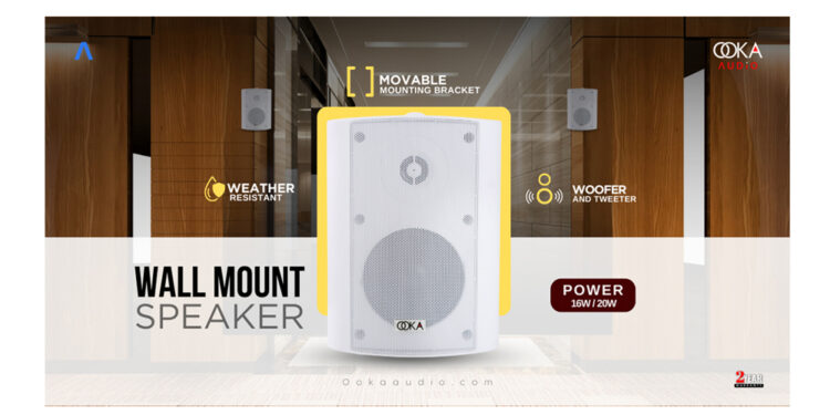Ooka Audio Introduces Breakthrough Wall Mount Speakers: Redefining Sound Clarity and Performance for Commercial Spaces